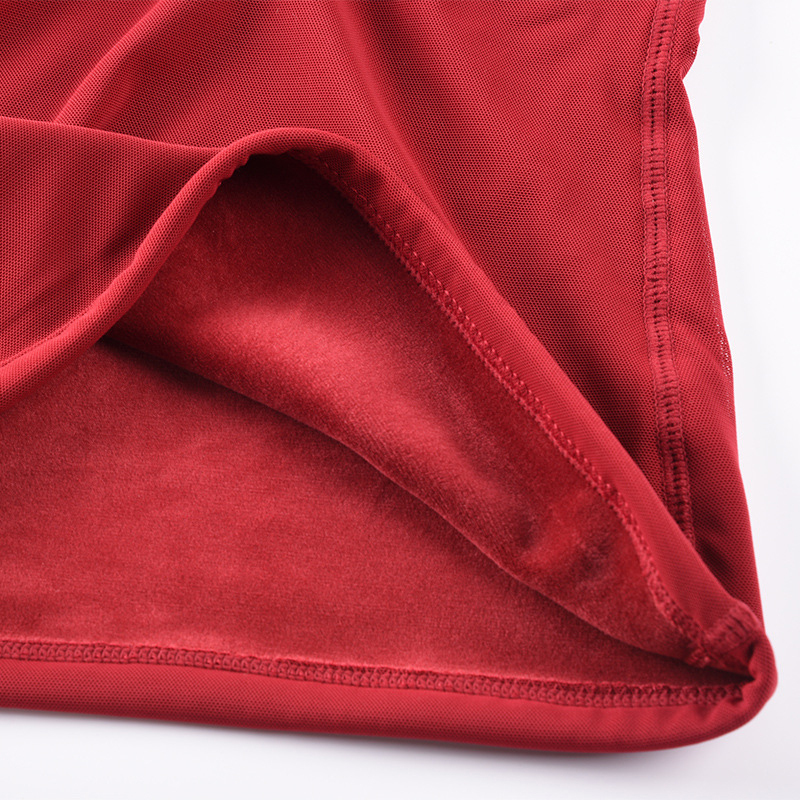 Women Cashmere Tank Tops Plus Size Warm Camisole Sexy Lace V Neck Vest Cami Padded Crop Tshirt Blouse 220325