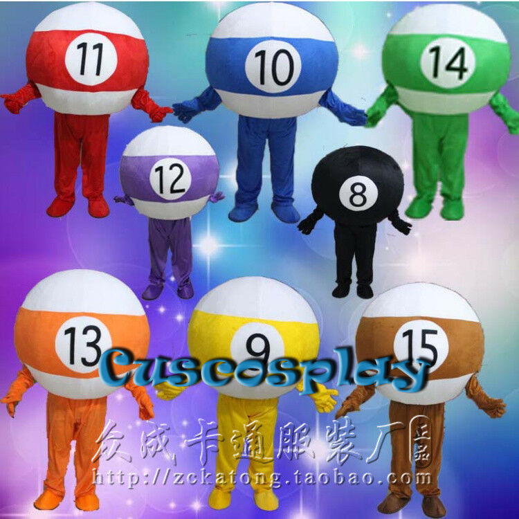 Mascot doll costume Billiard Ball Mascot Costume colorful Fancy Dress Outfit Adults Size Halloween Xmas carvinal Party welcome openning, Number 12
Mascot doll costume Billiard Ball Mascot Costume colorful Fancy Dress Outfit Adults Size Halloween Xmas carvinal Party welcome openning, Number 12