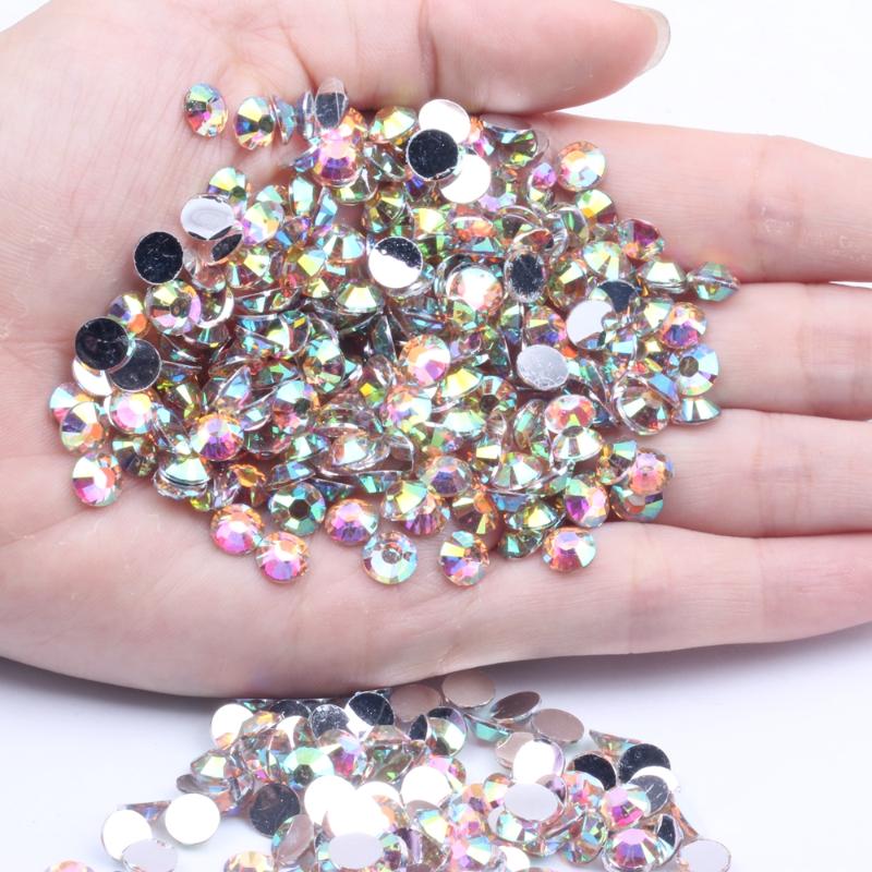 Nail Art Decorations Resin Rhinestones Champagne AB 2mm-6mm Round Flatback Non Fix For Nails Decoration DIY Craft Wedding DressNail
Nail Art Decorations Resin Rhinestones Champagne AB 2mm-6mm Round Flatback Non Fix For Nails Decoration DIY Craft Wedding DressNail