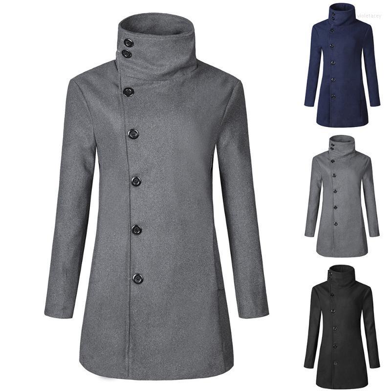 Men's Wool & Blends Mens Single Breasted Woolen Overcoat Fashion Trench Coat Winter Long Jacket Warm Formal Outwear Business Viol22, Black
Men's Wool & Blends Mens Single Breasted Woolen Overcoat Fashion Trench Coat Winter Long Jacket Warm Formal Outwear Business Viol22, Black