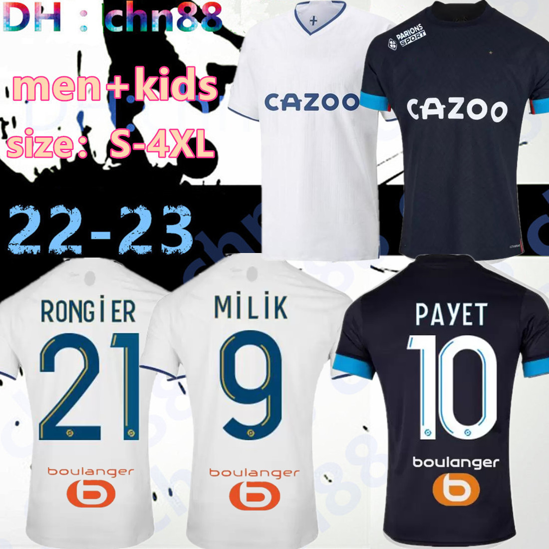 S-4XL 22 23 Marseilles King Soccer jersey special edition GERSON under BAKAMBU milik maillot de foot 2022 2023 Camiseta PAYET GUENDOUZI KAMARA man kids football shirt, 22-23 home
S-4XL 22 23 Marseilles King Soccer jersey special edition GERSON under BAKAMBU milik maillot de foot 2022 2023 Camiseta PAYET GUENDOUZI KAMARA man kids football shirt, 22-23 home