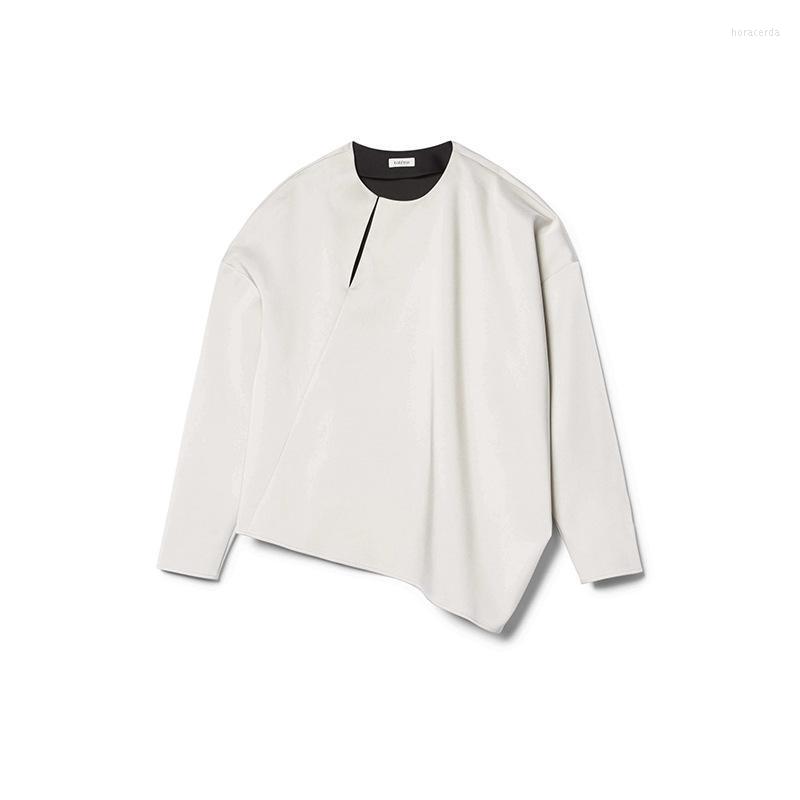 Women's Blouses & Shirts Tote Diagonal V-neck Asymmetric Lustre Shirt Loose Fashion Spring And Autumn Models Tops Hundred Of 2022 Hora22, Creamy
Women's Blouses & Shirts Tote Diagonal V-neck Asymmetric Lustre Shirt Loose Fashion Spring And Autumn Models Tops Hundred Of 2022 Hora22, Creamy