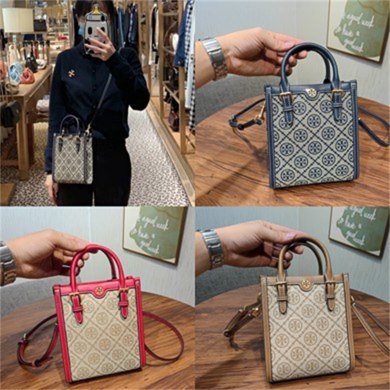 Designer Toryburch Handbag TB women's vertical piano score Bag Mini Tote Canvas leather messenger printed single shoulder portable, Red
Designer Toryburch Handbag TB women's vertical piano score Bag Mini Tote Canvas leather messenger printed single shoulder portable, Red