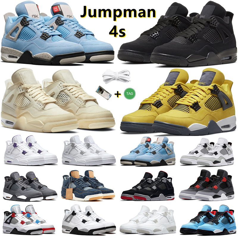 Jumpman 4 4s Basketball Shoes Red Thunder Black Cat Sail Lightning Canvas Infrared White Oreo UNC Blue Metallic Royalty Neon men women trainers Sports Sneakers 36-47, Color#46
Jumpman 4 4s Basketball Shoes Red Thunder Black Cat Sail Lightning Canvas Infrared White Oreo UNC Blue Metallic Royalty Neon men women trainers Sports Sneakers 36-47, Color#46