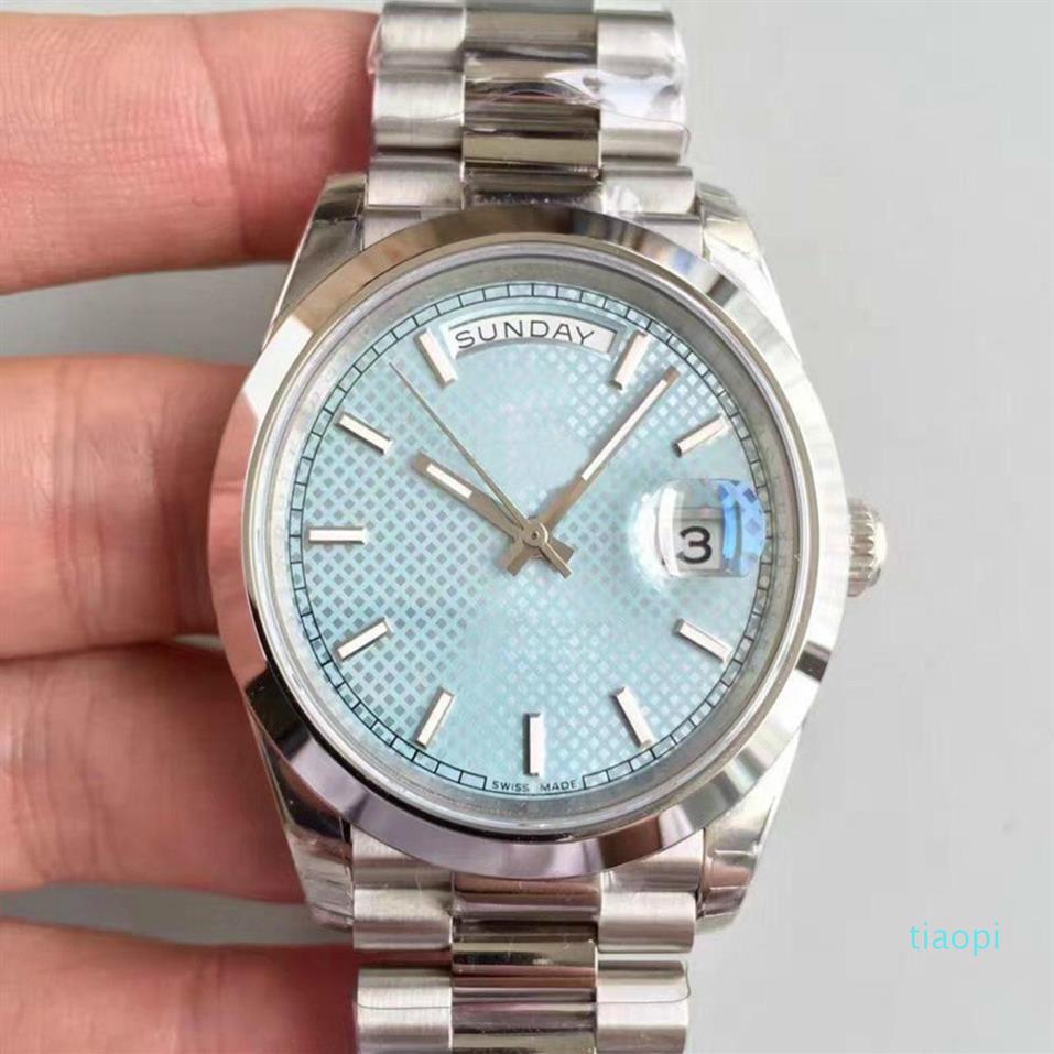Classic Style Watches For Mens Daydate Series M228238 Dial 40 Mm Ice Blue Dial 2813 Automatic Movement Mechanical Men S Wristwatch2241, Make waterproof 50m
Classic Style Watches For Mens Daydate Series M228238 Dial 40 Mm Ice Blue Dial 2813 Automatic Movement Mechanical Men S Wristwatch2241, Make waterproof 50m