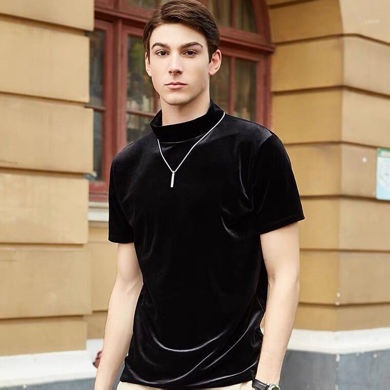 Men's T-Shirts Brand Men T Shirts Velour Half Turtleneck Solid Color Short Sleeve Casual Crop Tops Sexy Streetwear Hip Hop Velvet -7XL, Black
Men's T-Shirts Brand Men T Shirts Velour Half Turtleneck Solid Color Short Sleeve Casual Crop Tops Sexy Streetwear Hip Hop Velvet -7XL, Black