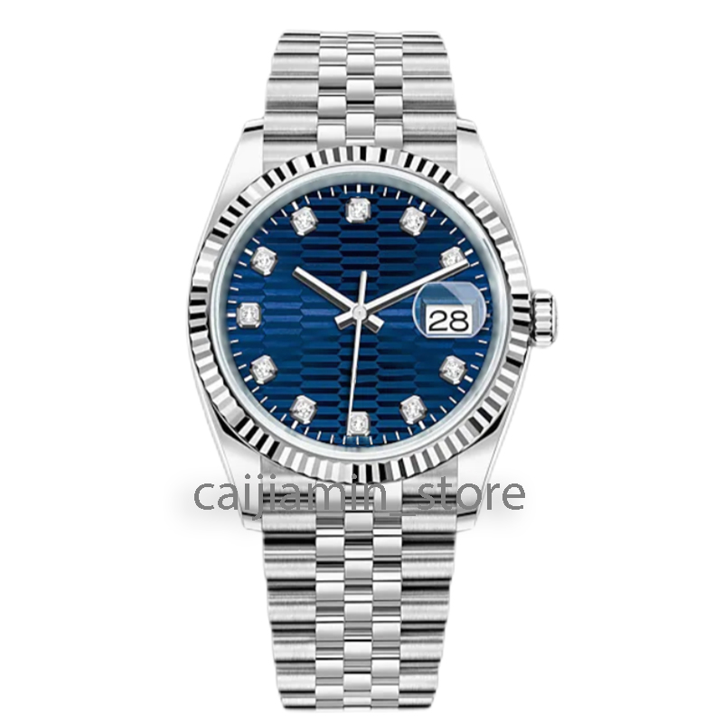 Mens Mechanical Watch 36/41mm blue face Oyster stainless steel strap Automatic Calendar watches luminous, Tool
Mens Mechanical Watch 36/41mm blue face Oyster stainless steel strap Automatic Calendar watches luminous, Tool