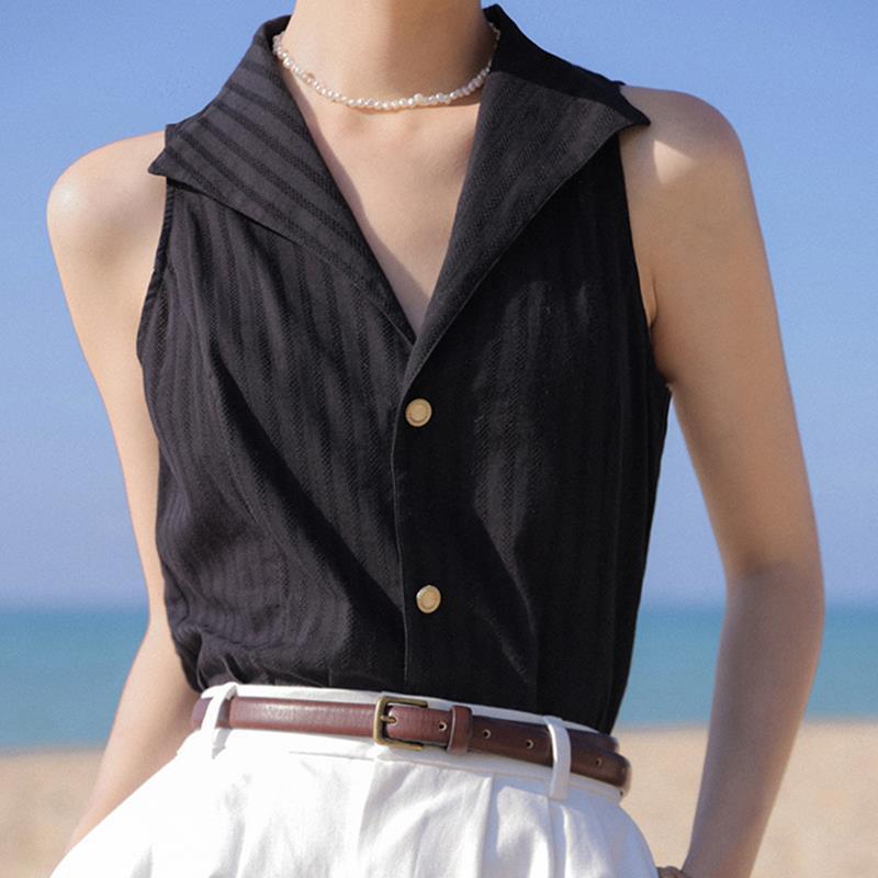 Women' Tanks & Camis Summer Sleeveless French Camisole With Shirt Inside Female Design Feeling Niche Chiffon Jacket OutsideWomen, Black
Women' Tanks & Camis Summer Sleeveless French Camisole With Shirt Inside Female Design Feeling Niche Chiffon Jacket OutsideWomen, Black