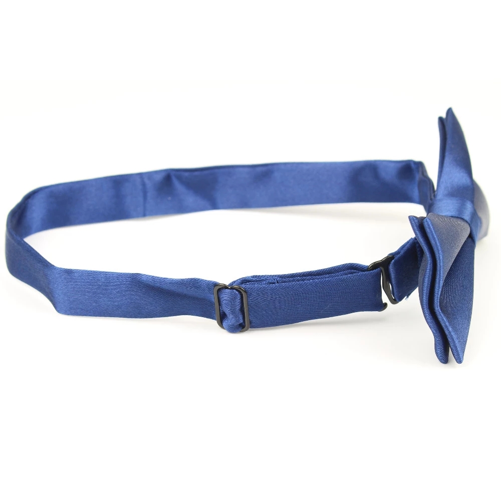 Cute Soild Color Kids Butterfly Bow Ties for Children Boys Girls Necktie Wedding Party Satin Bowtie Pet Dog Cat Neck Jewelry