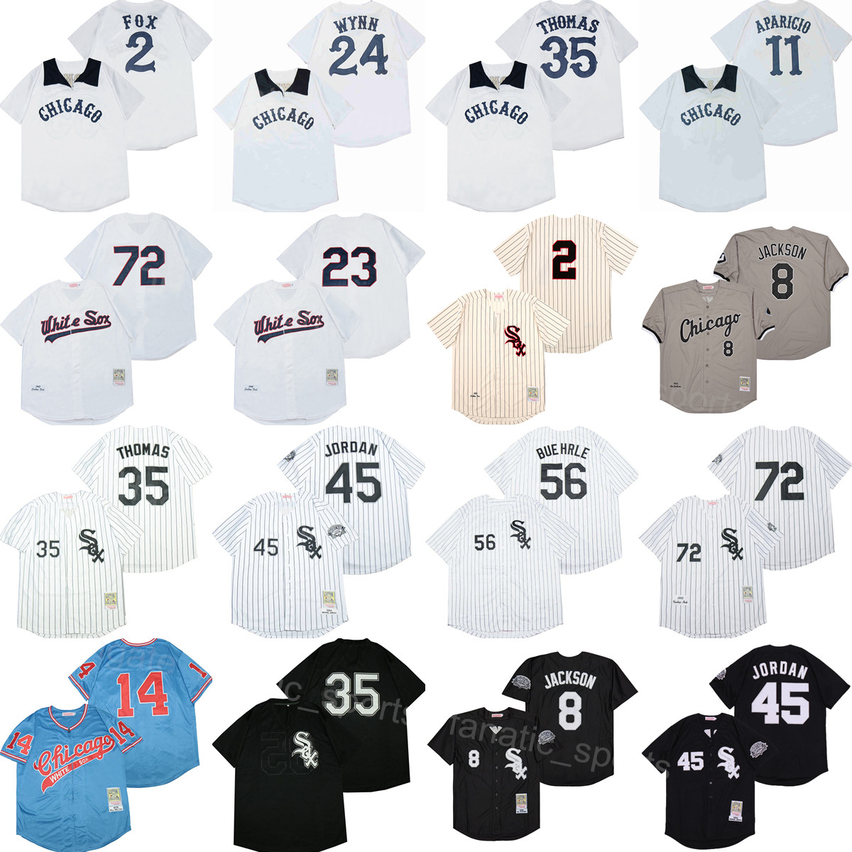 Vintage 1969 1990 1993 1994 Baseball 2 Nellie Fox Jersey Retro 35 Frank Thomas 8 Bo Jackson 14 Paul Konerko 11 Luis Aparicio 24 Early Wynn 72 Carlton Fisk 56 Mark Buehrle, 1991 retro
Vintage 1969 1990 1993 1994 Baseball 2 Nellie Fox Jersey Retro 35 Frank Thomas 8 Bo Jackson 14 Paul Konerko 11 Luis Aparicio 24 Early Wynn 72 Carlton Fisk 56 Mark Buehrle, 1991 retro