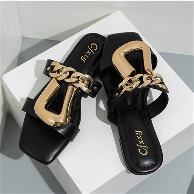 Female Slipper New Womens Soft Leather Sandals Mules Summers Fashion Slides Flat Chain Wide U buckle Casual Beach Slip Shoes, Khaki
Female Slipper New Womens Soft Leather Sandals Mules Summers Fashion Slides Flat Chain Wide U buckle Casual Beach Slip Shoes, Khaki