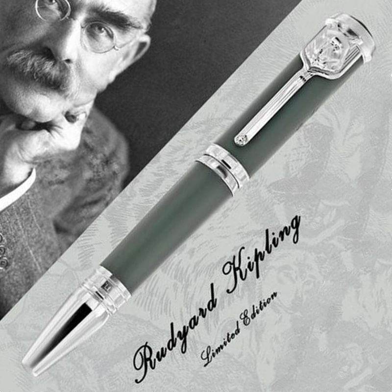 2022 New Luxury Special Edition Ballpoint Pens Stationery Office Supplier Grey Green Writing Smooth Refill Gift Pen With Unique Embossed Wolf Head, As pictures
2022 New Luxury Special Edition Ballpoint Pens Stationery Office Supplier Grey Green Writing Smooth Refill Gift Pen With Unique Embossed Wolf Head, As pictures