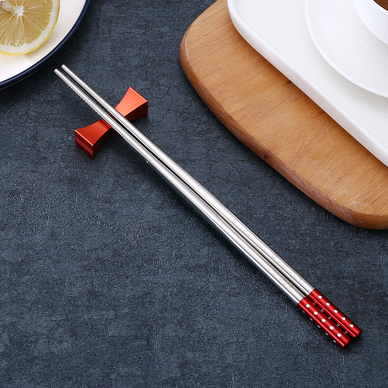 Laser Engrave Chopstick Wedding Stainless Steel Chopstick Gift