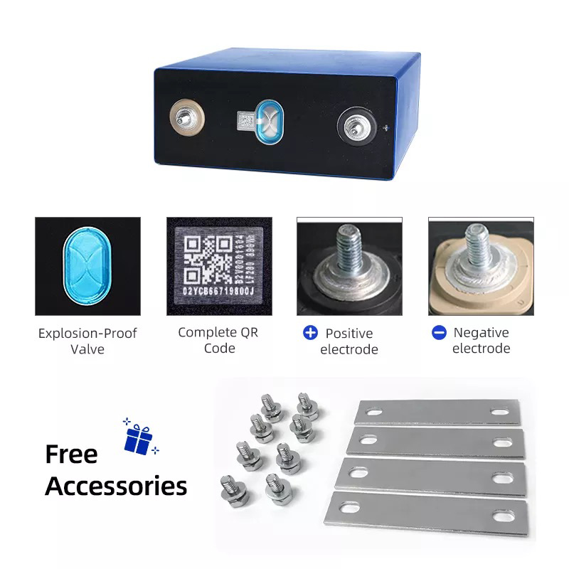 CATL Lifepo4 Battery Cells 3.2 3.2V 271Ah 280Ah 6000 Cycles Grade A New Batteria Litio Lipofe4 280 Ah LFP AKKU