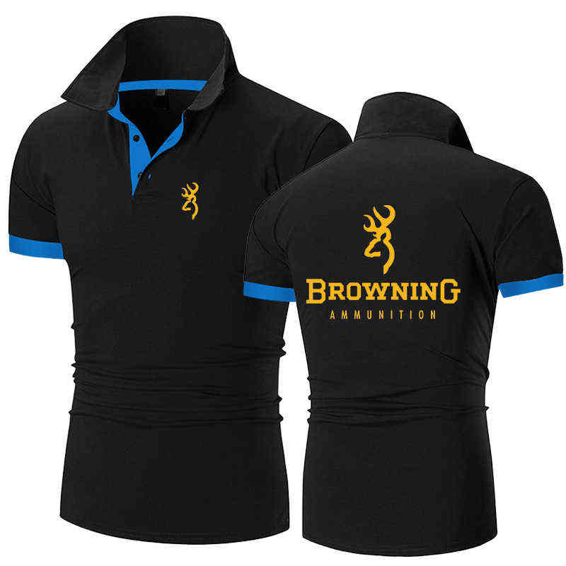 Polo Shirt Summer Stritching Shorts Sleeve Comfortable Breathable Browning Printed Business Clothes Tee Polos
Polo Shirt Summer Stritching Shorts Sleeve Comfortable Breathable Browning Printed Business Clothes Tee Polos