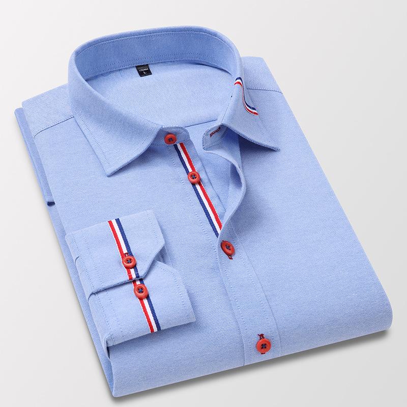 Men's Casual Shirts Fashion Stripe Shirt Brand Clothes Men Long Sleeve Oxford Textile Business Dress Slim Fit Streetwear HommeMen's, Pink
Men's Casual Shirts Fashion Stripe Shirt Brand Clothes Men Long Sleeve Oxford Textile Business Dress Slim Fit Streetwear HommeMen's, Pink