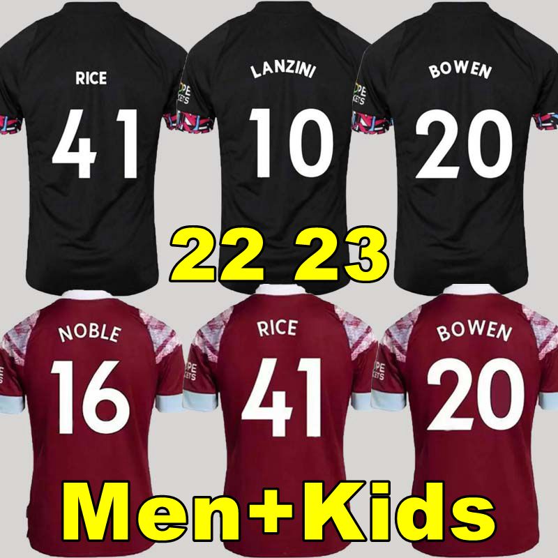 22 23 West Hams BOWEN RICE Soccer Jerseys United BENRAHMA LANZINI ANTONIO YARMOLENKO NOBLE FORNALS DAWSON Vlasic SOUCEK 2022 2023 Jersey Football Shirt Men Kids Kit, 22 23 home +epl
22 23 West Hams BOWEN RICE Soccer Jerseys United BENRAHMA LANZINI ANTONIO YARMOLENKO NOBLE FORNALS DAWSON Vlasic SOUCEK 2022 2023 Jersey Football Shirt Men Kids Kit, 22 23 home +epl