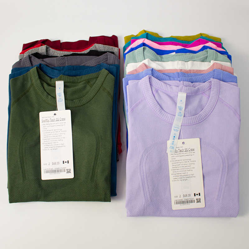 lulus Yoga Outfits New yoga suit swiftly tech women's sports short sleeve T-shirt moisture absorption and sweat wicking knitted high elastic fitness, Black short t
lulus Yoga Outfits New yoga suit swiftly tech women's sports short sleeve T-shirt moisture absorption and sweat wicking knitted high elastic fitness, Black short t