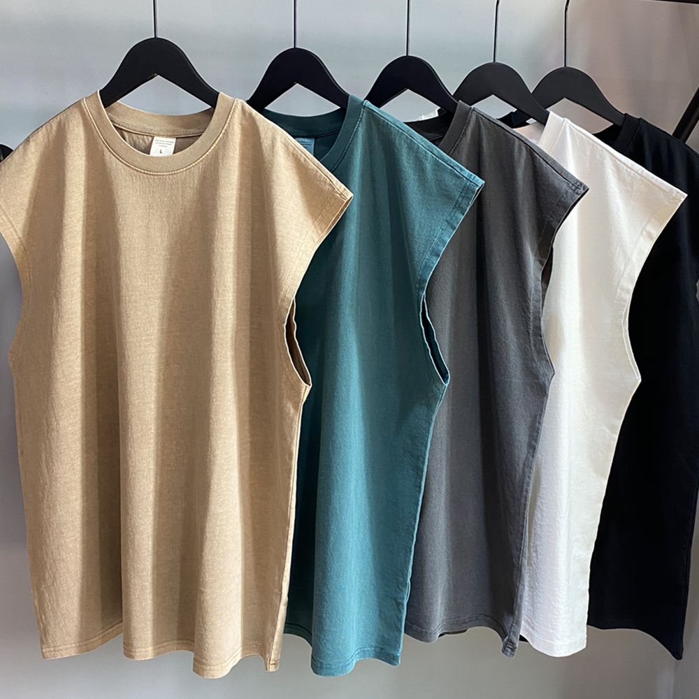 Summer Washed Cotton Sleeveless Tee Men Tank Tops Hip Hop Streetwear Five Colors, White
Summer Washed Cotton Sleeveless Tee Men Tank Tops Hip Hop Streetwear Five Colors, White