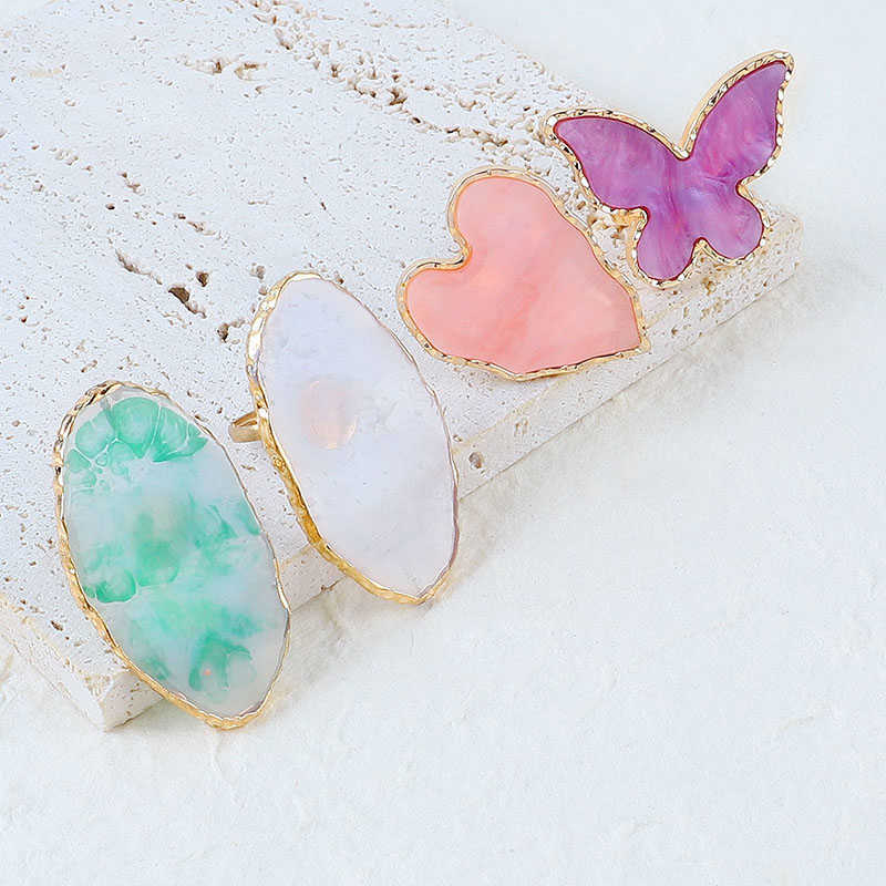 Ring Resin Nail Art Palette Finger Ring Plate Painting Palette Pigment Holder UV Gel Polish Display Rack False Nails Manicure Tool