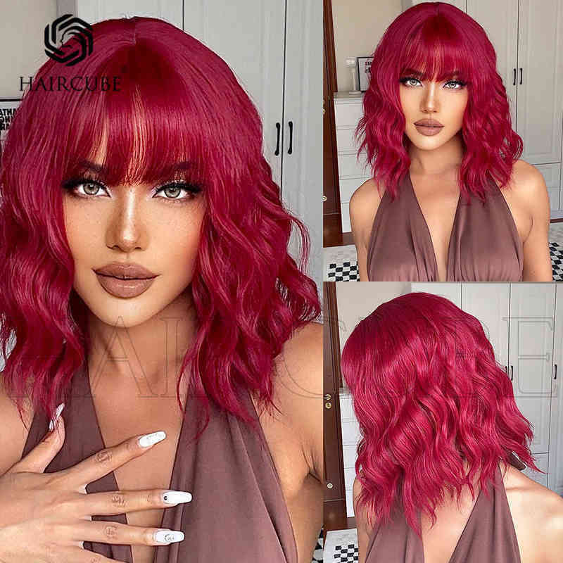 Human Hair Wig Synthetic Wigs New Product In March 2022 Wind Red Bobhead Women's Short Curly Wigs 220527
Human Hair Wig Synthetic Wigs New Product In March 2022 Wind Red Bobhead Women's Short Curly Wigs 220527