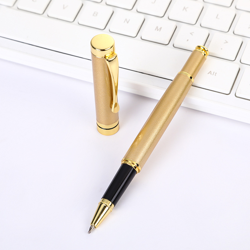 High Metal roller pen set with 2 refills gift business with packing box Elegant Fancy Ball Nice Pens Customize logo office lady friends customized pro