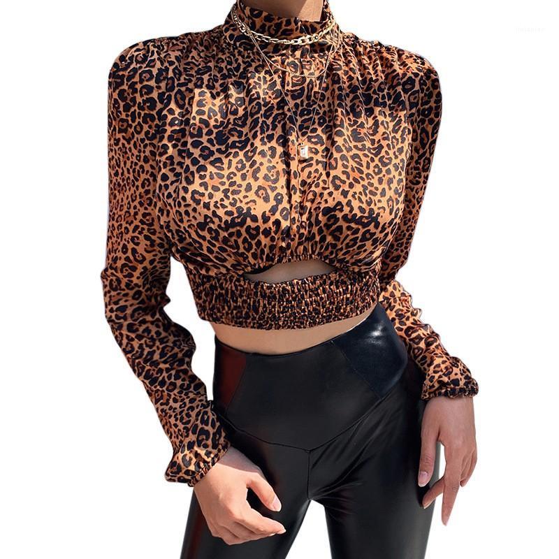 Blouse Women Pullover Half-high Collar Leopard High Waist Hollow Sexy Exposed Navel Shirt Tops Blusas Mujer: Women' Blouses & Shirts
Blouse Women Pullover Half-high Collar Leopard High Waist Hollow Sexy Exposed Navel Shirt Tops Blusas Mujer: Women' Blouses & Shirts
