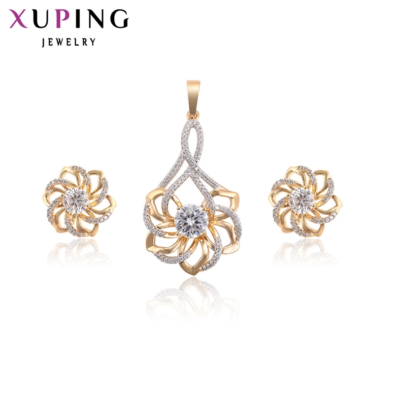 Xuping Luxury Fashion Elegant Temperament Set for Girls Women Charm Popular Style Jewelry Sets Christmas Gift 64906 201222
Xuping Luxury Fashion Elegant Temperament Set for Girls Women Charm Popular Style Jewelry Sets Christmas Gift 64906 201222