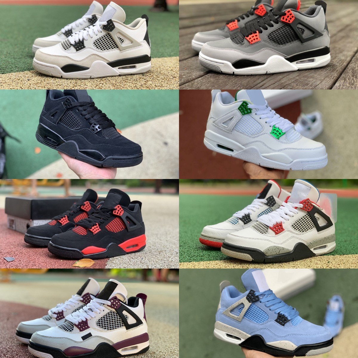 High Quality Zen Master 4 4s Sports Basketball Shoes Jumpman University Blue Mens Military Black Cement Cat White Oreo Infrared Lightning CAVS Trainer Sneakers, Please contact us
High Quality Zen Master 4 4s Sports Basketball Shoes Jumpman University Blue Mens Military Black Cement Cat White Oreo Infrared Lightning CAVS Trainer Sneakers, Please contact us