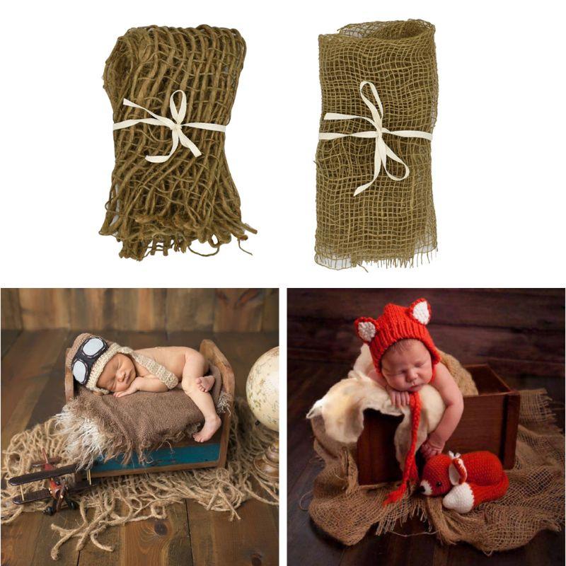 Blankets & Swaddling Born Handcraft Jute Backdrop Blanket Baby Pography Prop Chunky Burlap Layer Net Studio Props BSNBlankets, B size m
Blankets & Swaddling Born Handcraft Jute Backdrop Blanket Baby Pography Prop Chunky Burlap Layer Net Studio Props BSNBlankets, B size m