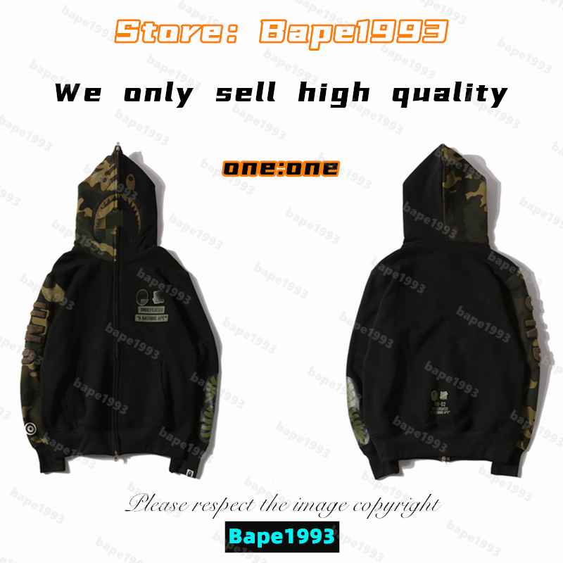 High quality Apes Mens Hoodies & Sweatshirt Japan shark B ape head Galaxy spots luminous camo Male and female couples with the same model 100% cotton New hoodie 1993 KS3-14, 1 button
High quality Apes Mens Hoodies & Sweatshirt Japan shark B ape head Galaxy spots luminous camo Male and female couples with the same model 100% cotton New hoodie 1993 KS3-14, 1 button