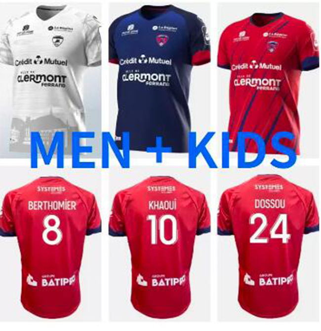 22 23 MAILLOTS Clermont Foot 63 soccer jerseys home away third 2022 2023 bayo Dossou Allevinah Berthomier Magnin Iglesias TELL football shirts top thailand, Black
22 23 MAILLOTS Clermont Foot 63 soccer jerseys home away third 2022 2023 bayo Dossou Allevinah Berthomier Magnin Iglesias TELL football shirts top thailand, Black
