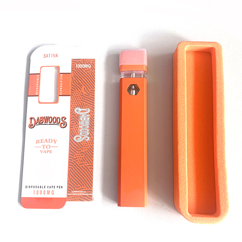 Dabwoods Vape Starter Kit Empty Disposable Vape Pen E Cigarette 280mAh Rechargeable Battery 1000mg Ceramic Coil Pod 1.0ml for Thick Oil Box package
Dabwoods Vape Starter Kit Empty Disposable Vape Pen E Cigarette 280mAh Rechargeable Battery 1000mg Ceramic Coil Pod 1.0ml for Thick Oil Box package
