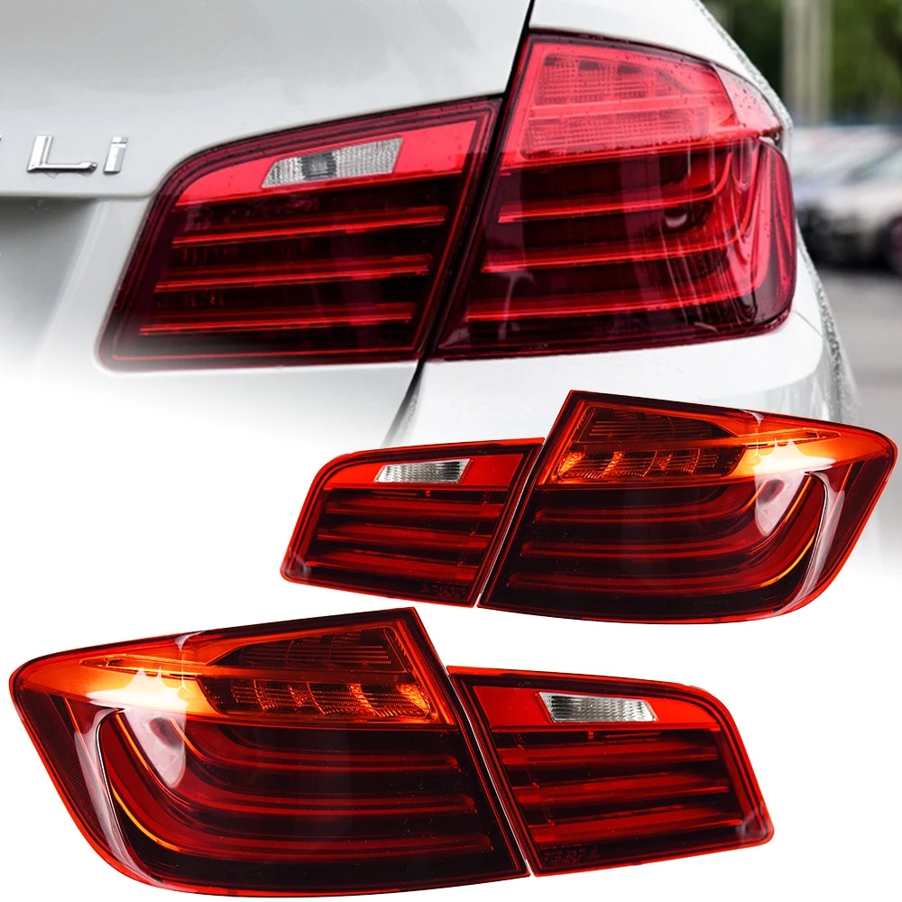 Car Styling for BMW F10 Tail Lights 2010-20 16 F18 Tail Lamp 525i 530i 520i LED Taillight DRL Brake Reverse Auto Accessories