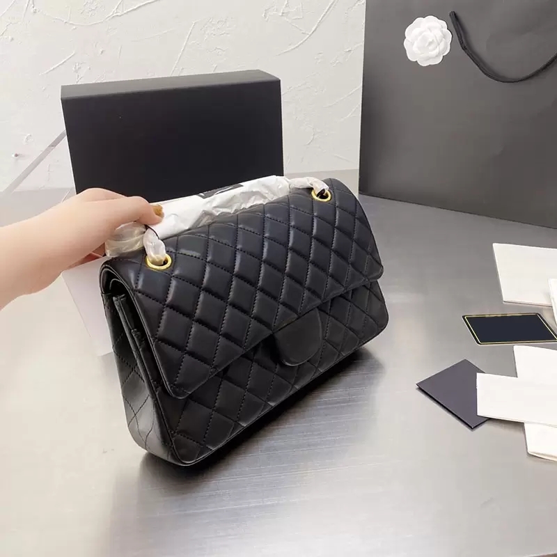 Designer Lambskin Classic Flap Quilted Bags Silver/Gold Hardware Metal Matelasse Chain 3 Size 17C/20C/25C Black Sheepskin Purse Multi Pochette luxury_handbags kkk, Extra freight
Designer Lambskin Classic Flap Quilted Bags Silver/Gold Hardware Metal Matelasse Chain 3 Size 17C/20C/25C Black Sheepskin Purse Multi Pochette luxury_handbags kkk, Extra freight