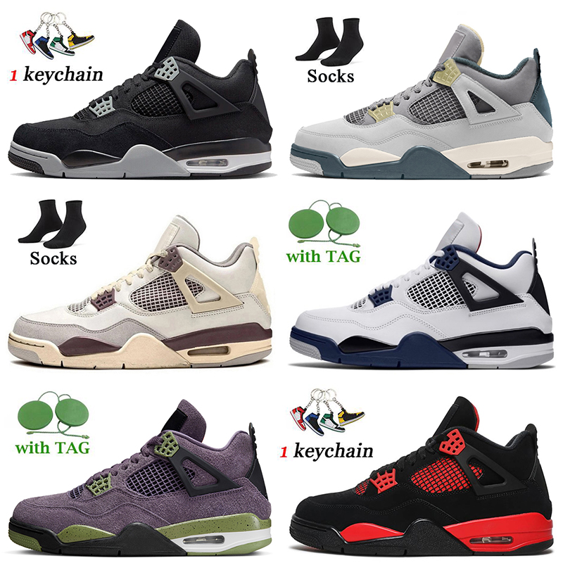 2022 High Quality Mens Women Jumpman 4 4s Basketball Shoes Craft Black Canvas Midnight Navy Canyon Purple University Blue Pink Red Thunder, C39 taupe haze 40-47
2022 High Quality Mens Women Jumpman 4 4s Basketball Shoes Craft Black Canvas Midnight Navy Canyon Purple University Blue Pink Red Thunder, C39 taupe haze 40-47
