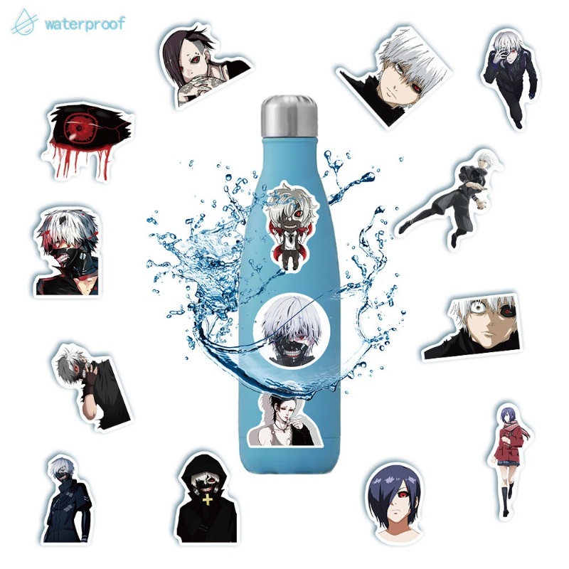 50Pcs/Lot Classic Anime Tokyo Ghoul stickers Graffiti Sticker Decoration Suitcase Skateboard Waterproof PVC Sticker