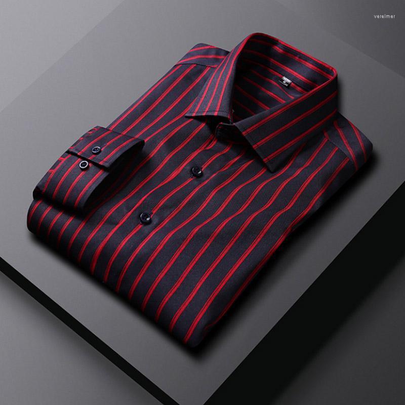 Men's Dress Shirts Handsome Smart Casual Men's Long Sleeve Striped Shirt Regular-fit Anti-wrinkle Work 4XL 5XLMen's Vere22, 01 blue
Men's Dress Shirts Handsome Smart Casual Men's Long Sleeve Striped Shirt Regular-fit Anti-wrinkle Work 4XL 5XLMen's Vere22, 01 blue