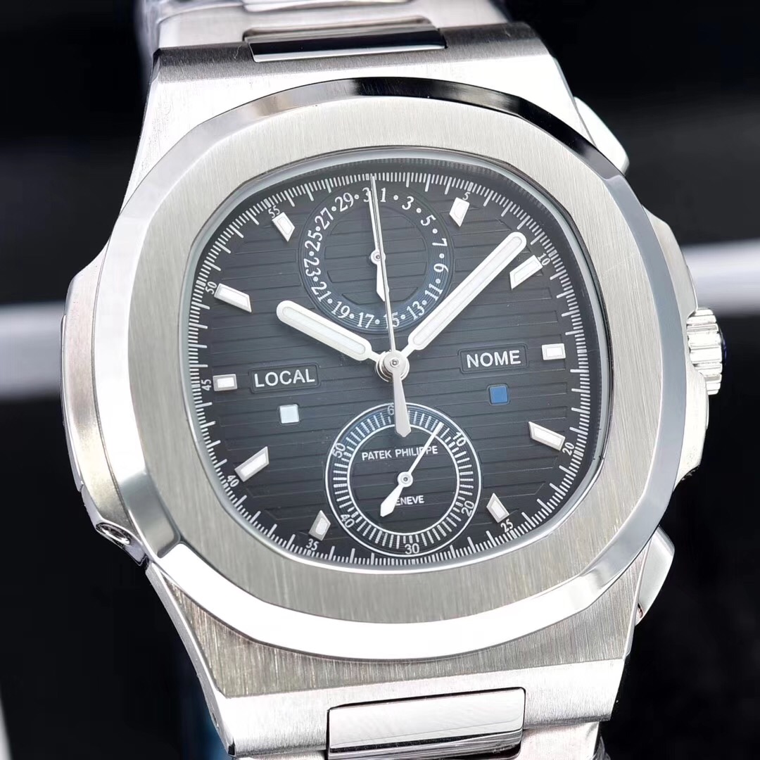 Men Automatic high quality Watch Silver Strap Blue Stainless Mens Mechanical Wristwatch waterproof Super luminous watches for men new top