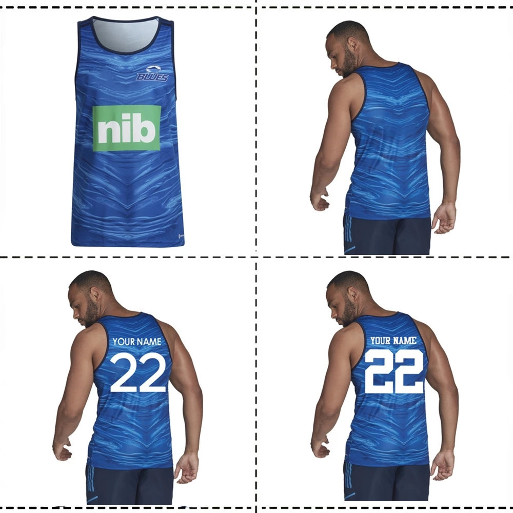 /2023 Blues Homefr/Away Rugby Jersey TRAINING JERSEY size S--5XL
