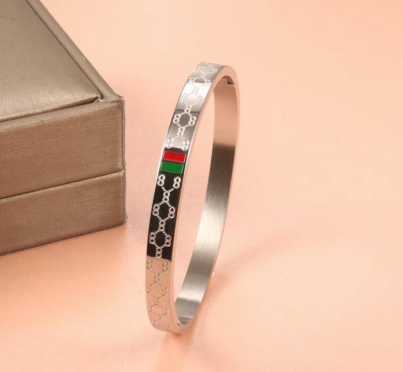High quality wide thin 8mm 4mm 12mm large branded name green red Bangle 18K Rose Gold Silver 316L Stainless Steel wedding Love Jewelry Women Mens Bracelets
High quality wide thin 8mm 4mm 12mm large branded name green red Bangle 18K Rose Gold Silver 316L Stainless Steel wedding Love Jewelry Women Mens Bracelets