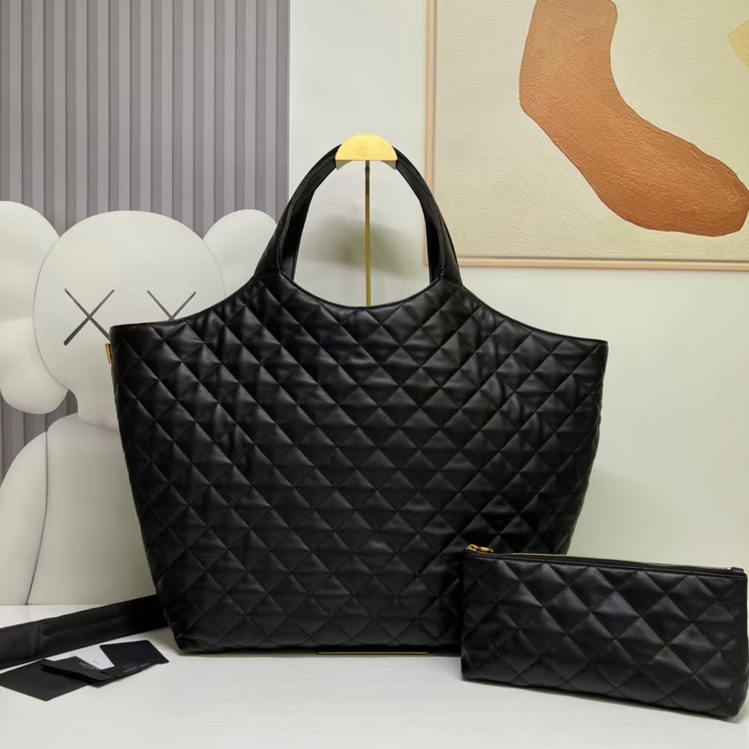 Totes 2022 icare maxi shopping in quilted lambskin real leather large capacity shoulder tote bag diamond with chain coin wallet summer saints XL shopper handbags, Package
Totes 2022 icare maxi shopping in quilted lambskin real leather large capacity shoulder tote bag diamond with chain coin wallet summer saints XL shopper handbags, Package