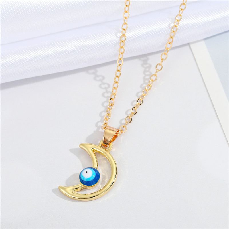 New Devil Eyes Pendant Necklace Good Lucky Resin Evil Eye Necklaces for Women