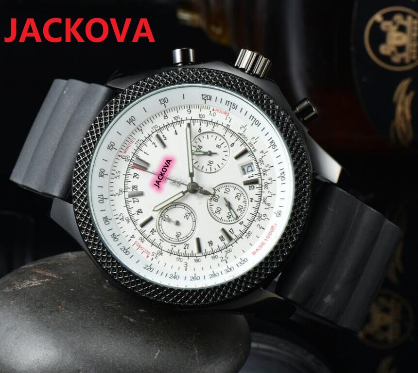 Big Dial Mens Sports Watches 46mm All Sub Dials Working Quartz Movement Male Time Clock Watch with Rubber Band business relogio masculino gifts wristwatch, As pic
Big Dial Mens Sports Watches 46mm All Sub Dials Working Quartz Movement Male Time Clock Watch with Rubber Band business relogio masculino gifts wristwatch, As pic