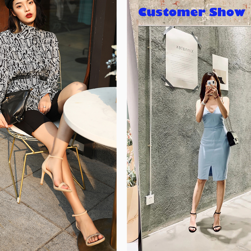 EOEODOIT Charming Shoes Women High Heel Sandals Stiletto Pumps Summer Sandals Ankle Buckle Wedding Party Heels Shoes 10cm 8cm 220506