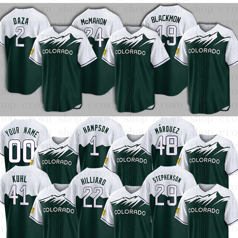 Colorado 19 Charlie Blackmon Rockies Baseball Jerseys 24 Ryan McMahon 2 Yonathan Daza 48 German Marquez 23 Kris Bryant German Marqueza Connor Joe Story, Men(luo ji )
Colorado 19 Charlie Blackmon Rockies Baseball Jerseys 24 Ryan McMahon 2 Yonathan Daza 48 German Marquez 23 Kris Bryant German Marqueza Connor Joe Story, Men(luo ji )