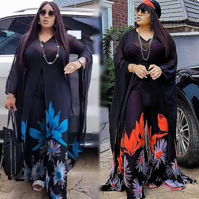 Ethnic Clothing Floral Printing Dress 2 Pieces Suit African Women Long Tops And Pants Clothes
Ethnic Clothing Floral Printing Dress 2 Pieces Suit African Women Long Tops And Pants Clothes