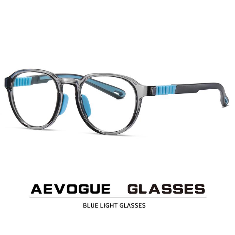 Sunglasses AEVOGUE Blue Light Glasses For Kids Fashion Girl Oval Frames Boy Silicone Stretching Temples AE1083
Sunglasses AEVOGUE Blue Light Glasses For Kids Fashion Girl Oval Frames Boy Silicone Stretching Temples AE1083