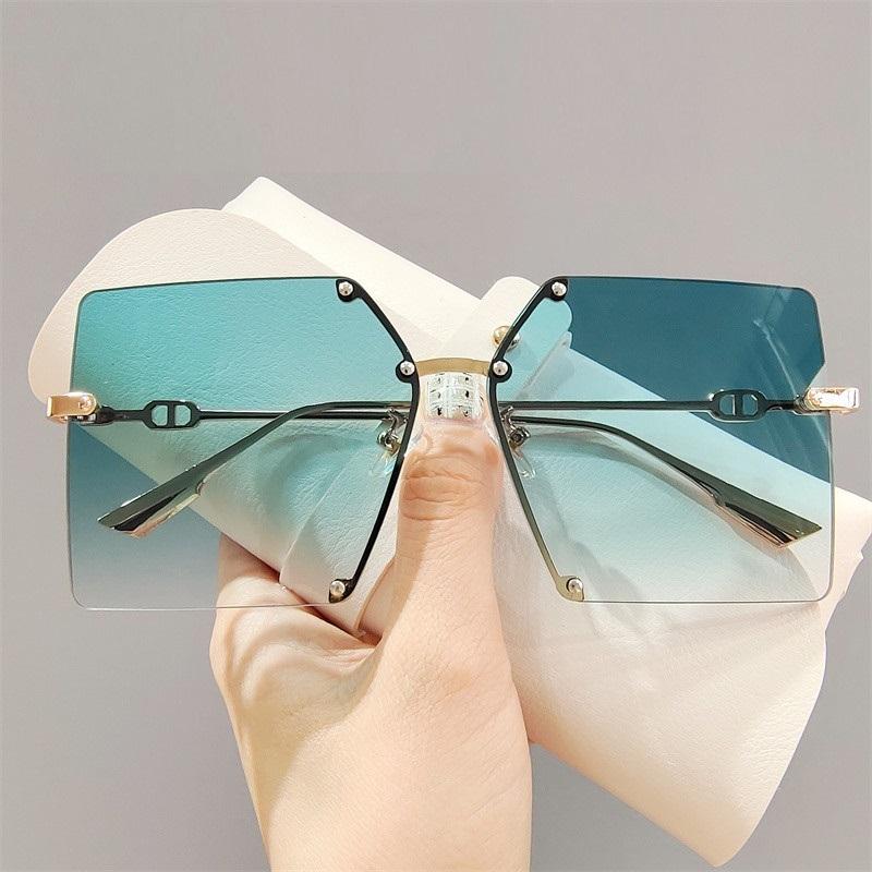 Sunglasses 2022 Design Rimless Square Women Men Fashion Gradient Lens Oversized Sun Glasses Shades For Female Gafas
Sunglasses 2022 Design Rimless Square Women Men Fashion Gradient Lens Oversized Sun Glasses Shades For Female Gafas