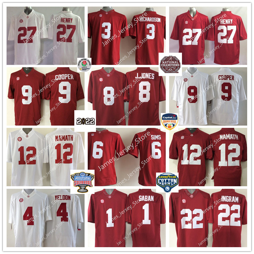 12 Joe Namath Jersey 22 Mark Ingram 1 Nick Saban 13 Tua Tagovailoa 88 O.J. Howard 27 Derrick Henry 3 Trent Richardson 4 T.J. Yeldon 6 Blake Sims 8 Julio Jones 9 Amari Cooper NCAA, 9 amari cooper jersey
12 Joe Namath Jersey 22 Mark Ingram 1 Nick Saban 13 Tua Tagovailoa 88 O.J. Howard 27 Derrick Henry 3 Trent Richardson 4 T.J. Yeldon 6 Blake Sims 8 Julio Jones 9 Amari Cooper NCAA, 9 amari cooper jersey
